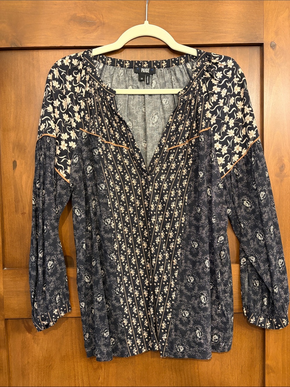 Paige Black Print Blouse